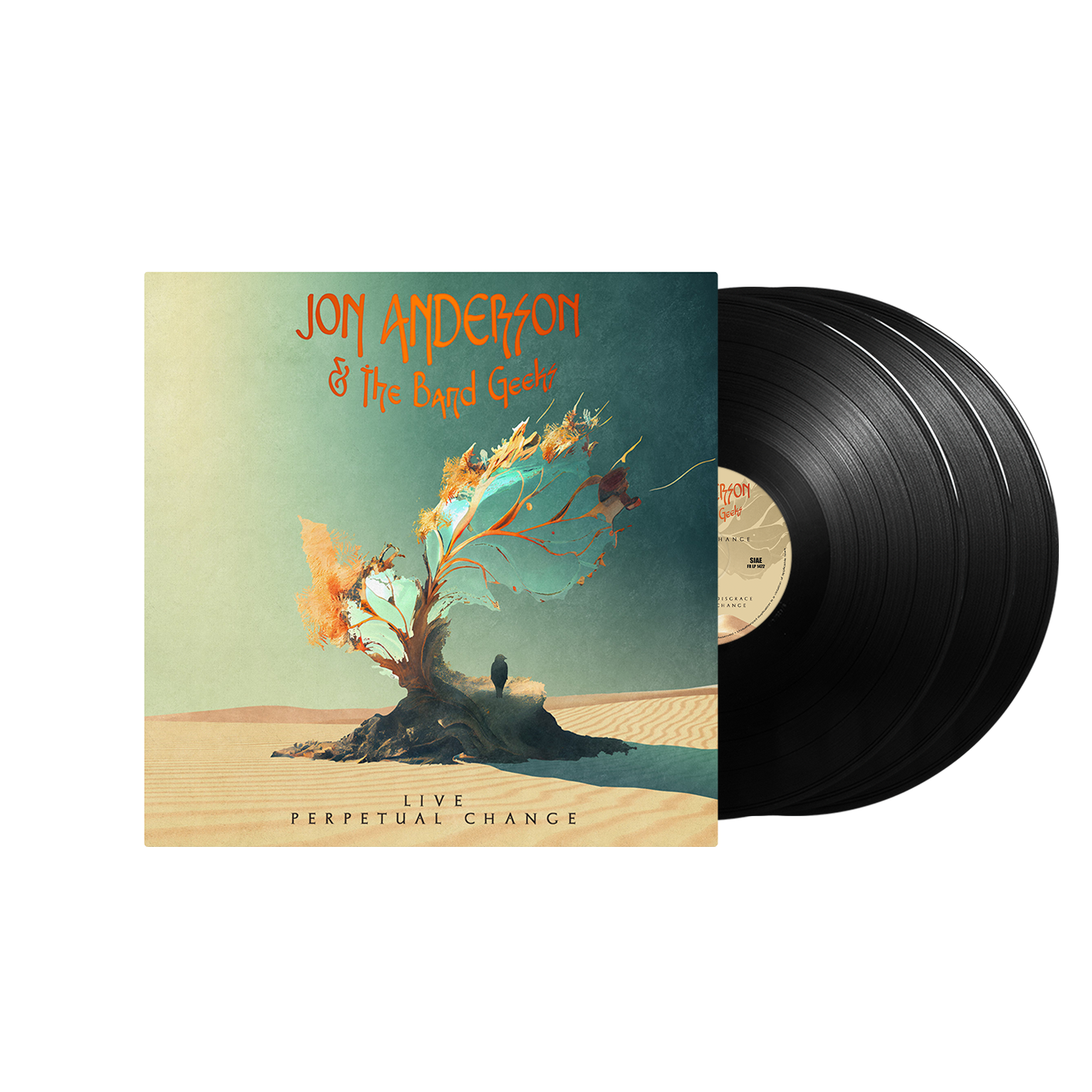 Jon Anderson & The Band Geeks - Live - Perpetual Change - 3LP Jon Anderson & The Band Geeks - Live - Perpetual Change - 3LP