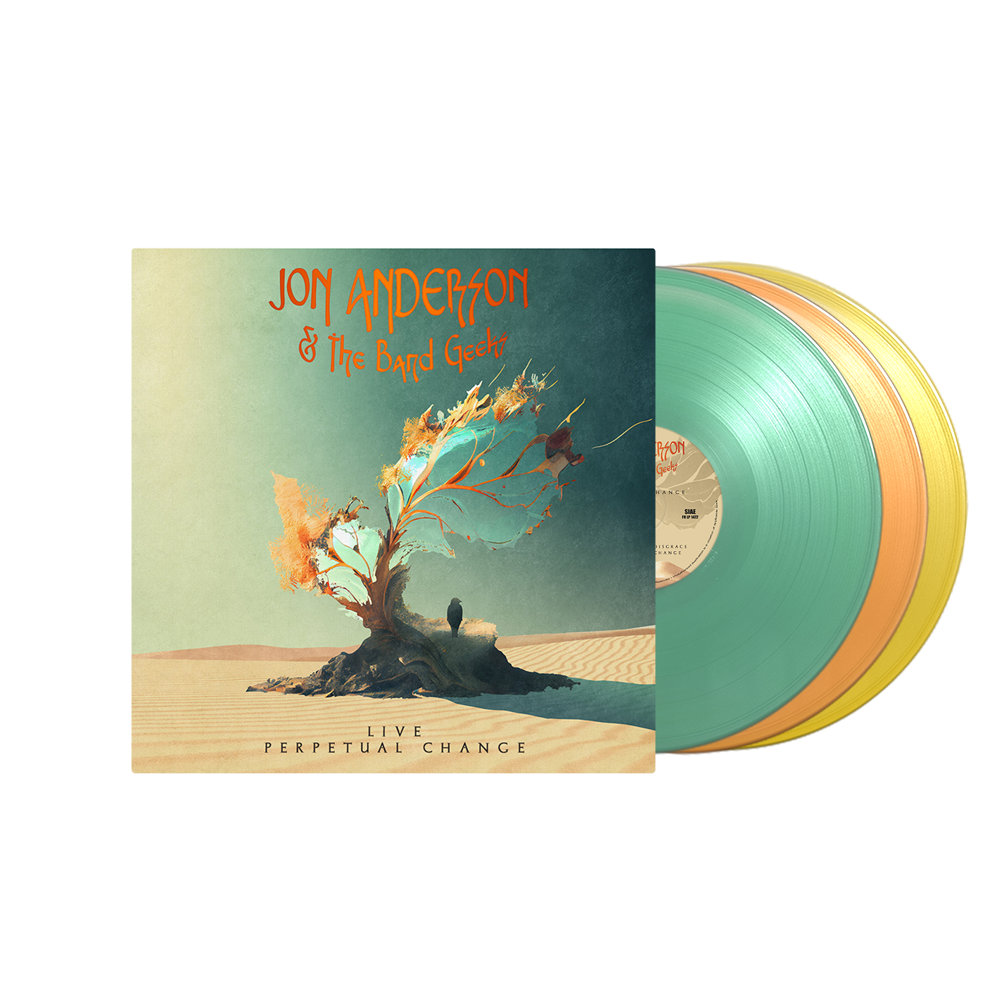 Jon Anderson & The Band Geeks - Live - Perpetual Change - 3LP Colored
