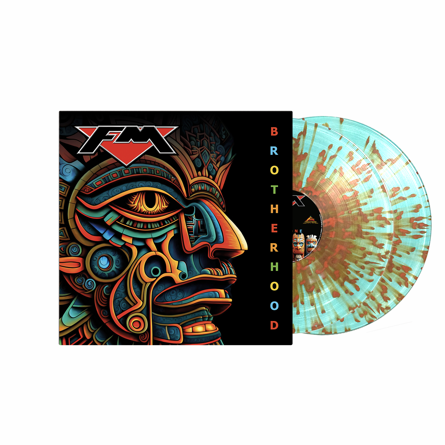 FM - FM - Brotherhood - Blue w/ Orange Splatter 2LP - 2x12"