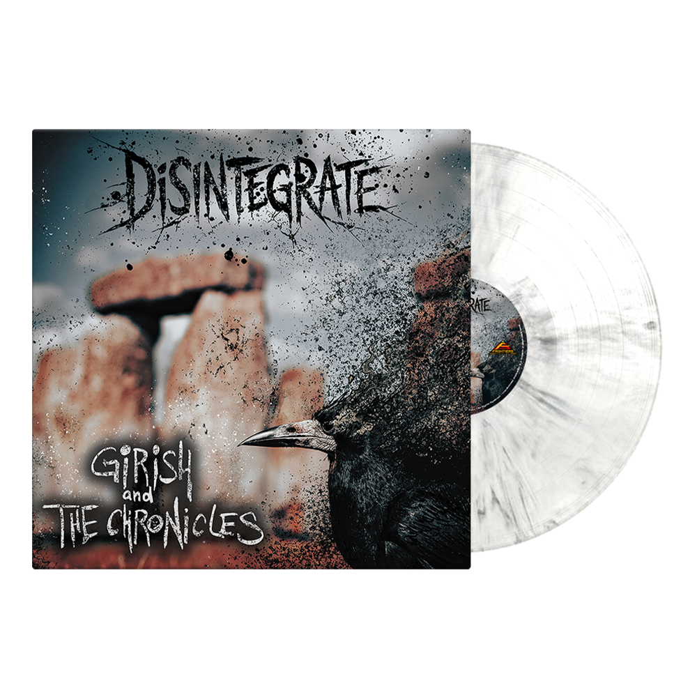 Girish and the Chronicles - Disintegrate - White Black Marble LP
