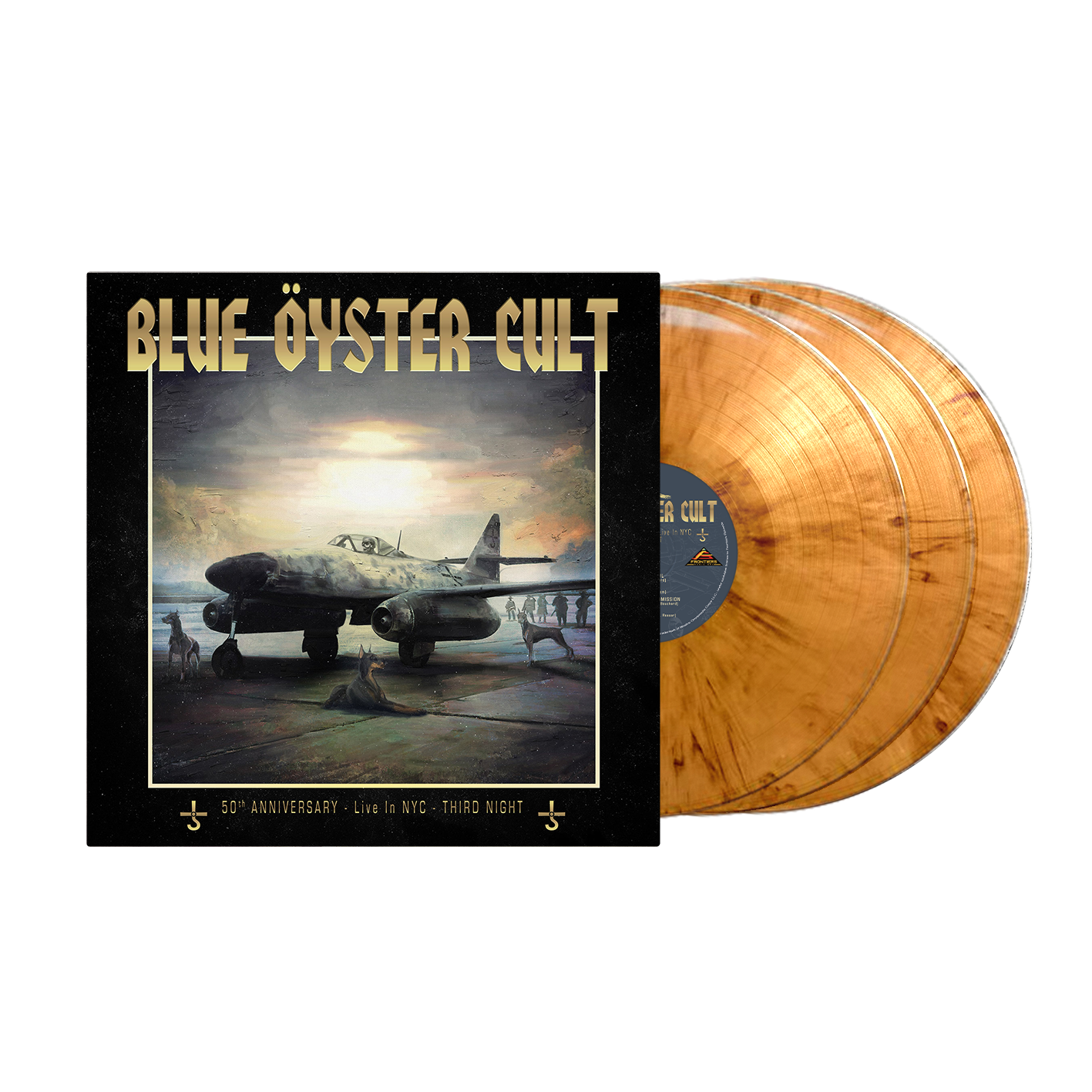 Blue Öyster Cult - 50th Anniversary Live - Third Night - Orange Marble 3LP