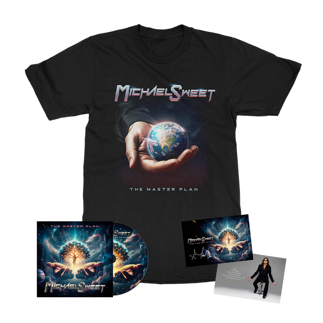 Michael Sweet - The Master Plan - CD Merch Bundle
