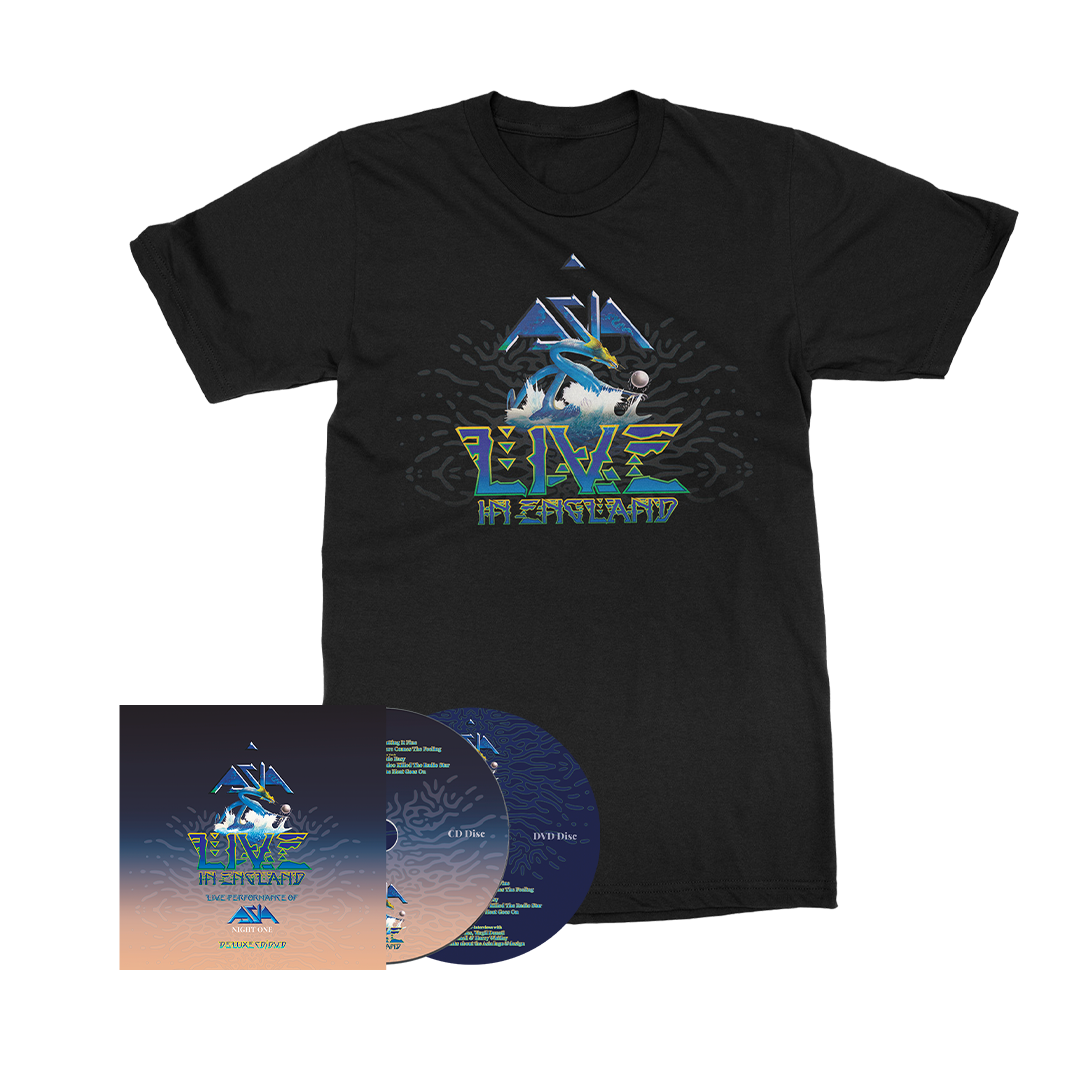 Asia - Live In England - CD Merch Bundle