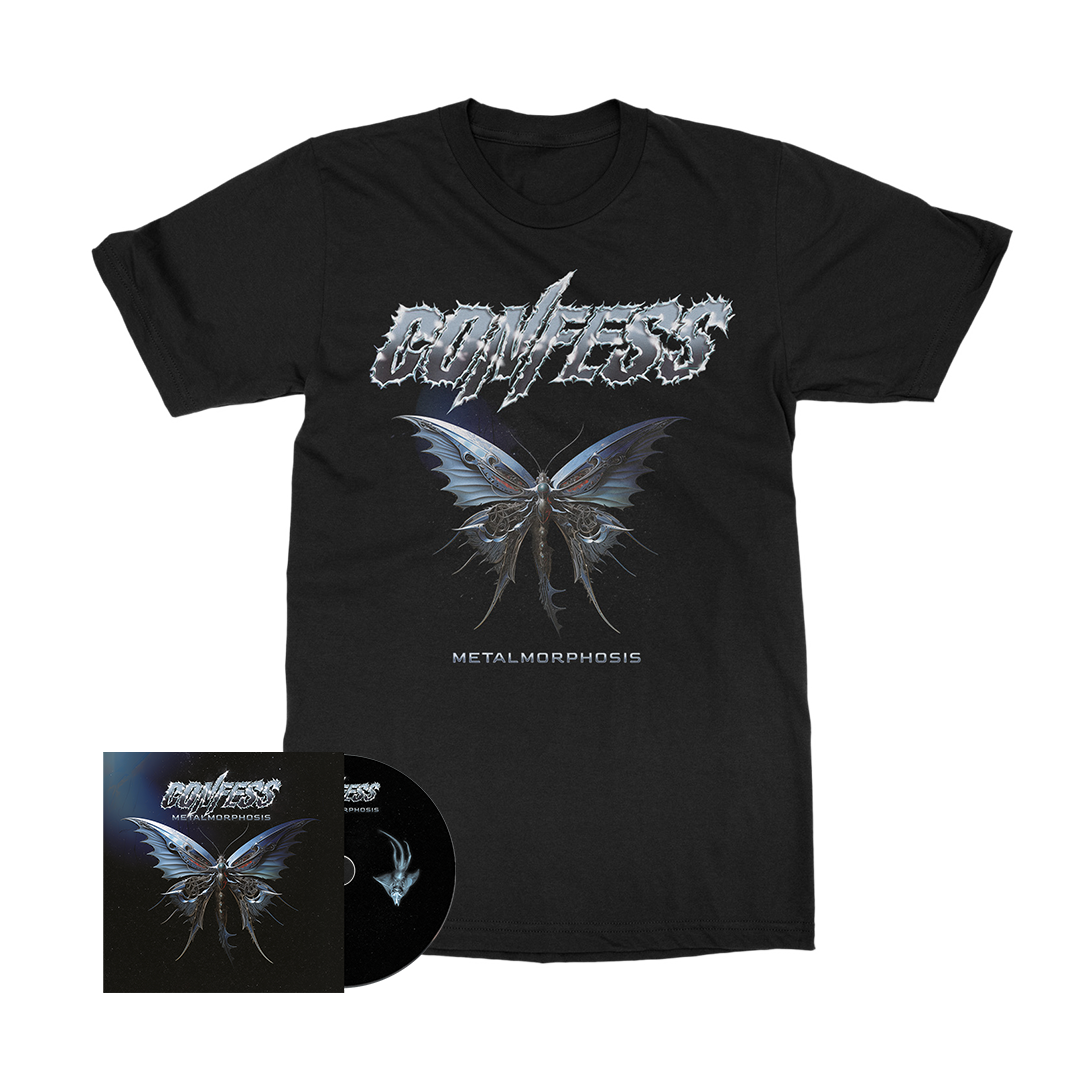 Confess - Metalmorphosis - CD Merch Bundle