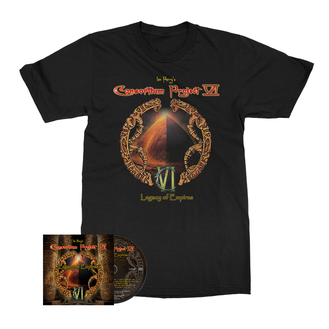 Ian Parry's Consortium Project VI - Legacy Of Empires - CD Merch Bundle