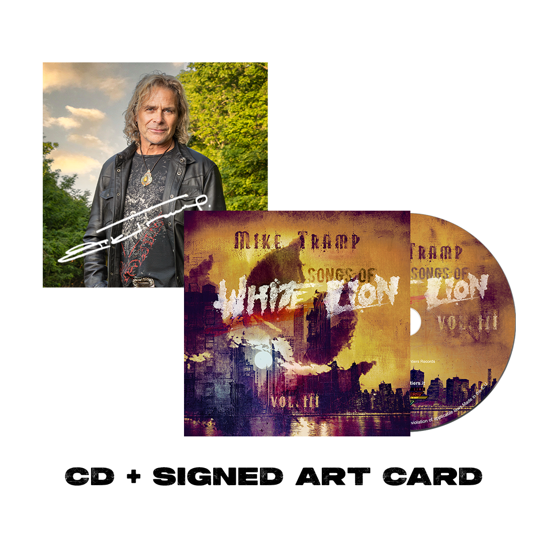 Mike Tramp - Songs of White Lion Vol. III - CD + Signed Art Card Bundle