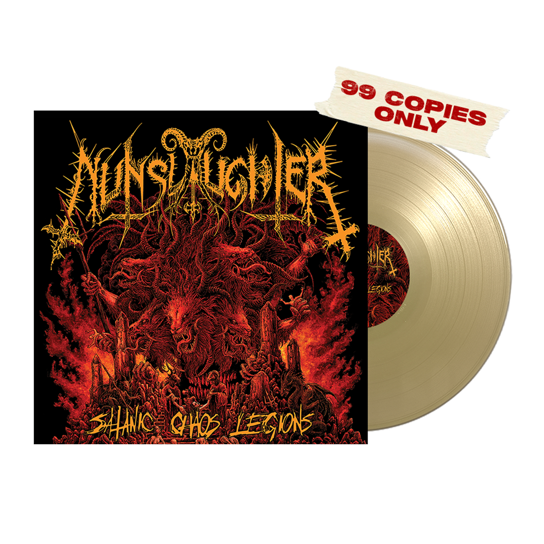 Nunslaughter - Satanic Chaos Reigns - Gold LP