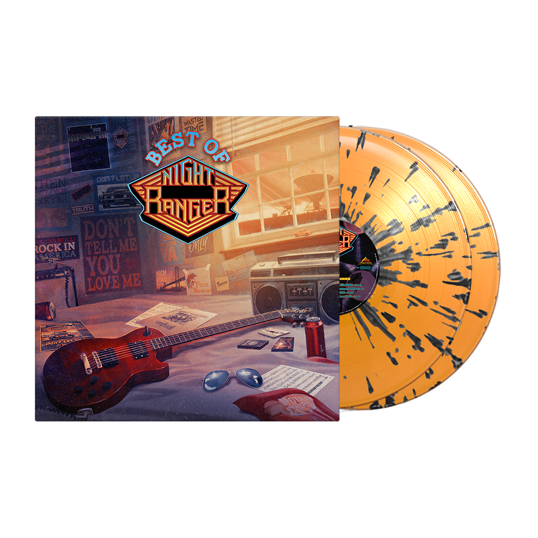 洋楽 Fiveten nitegear 2003 indie R&B Night Ranger - Best Of - Orange Black Marble 2LP