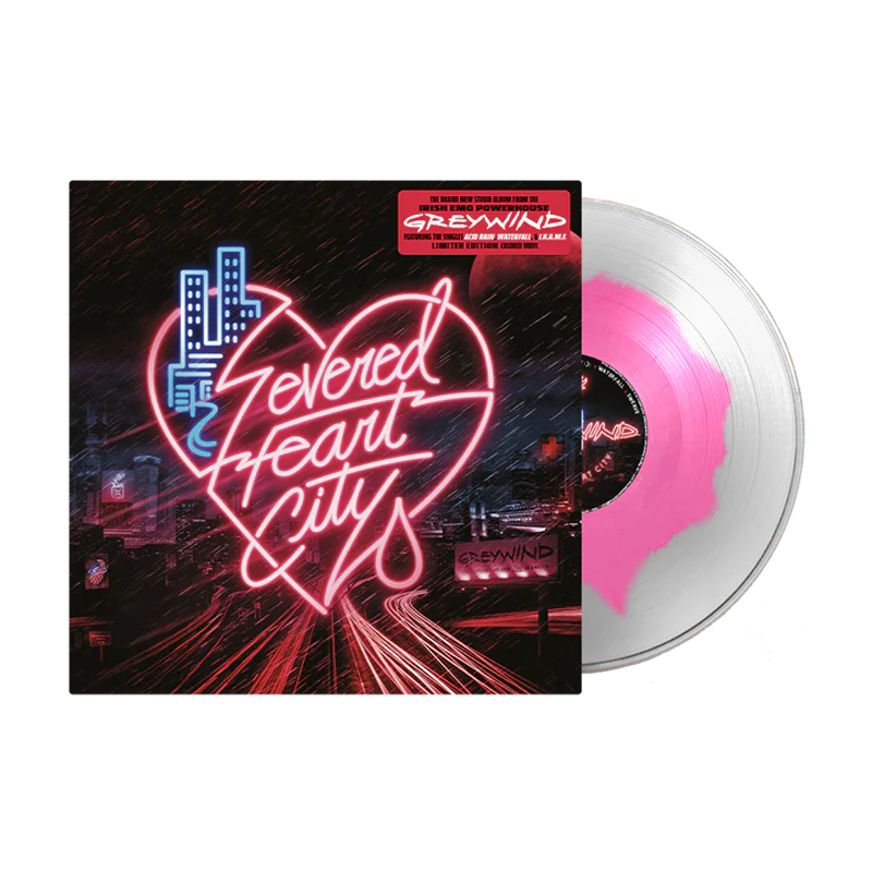 Greywind - Severed Heart City - Crystal Pink Corona LP