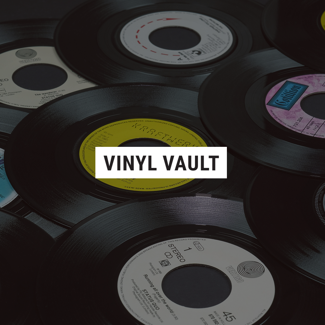 Collection on vinyl records