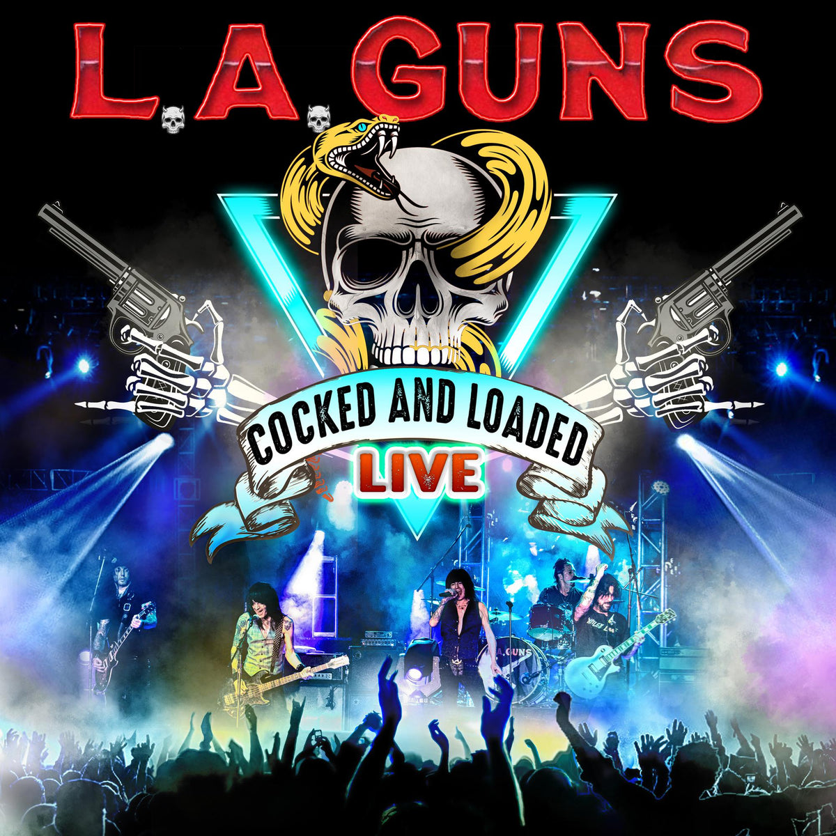 L.A. GUNS - Cocked u0026 Loaded Live - CD