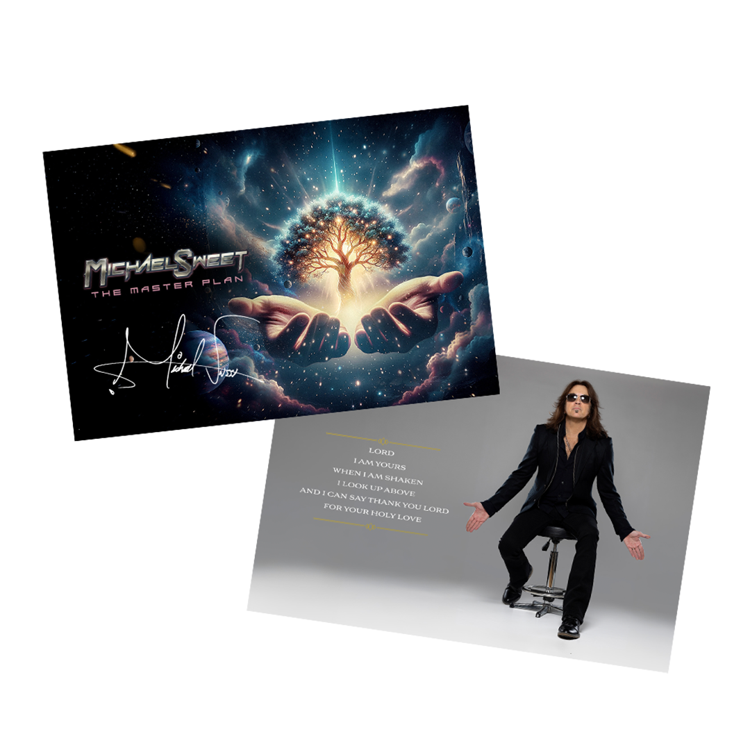 Michael Sweet - The Master Plan - Signed Easter Card (Only Available In Bundles)