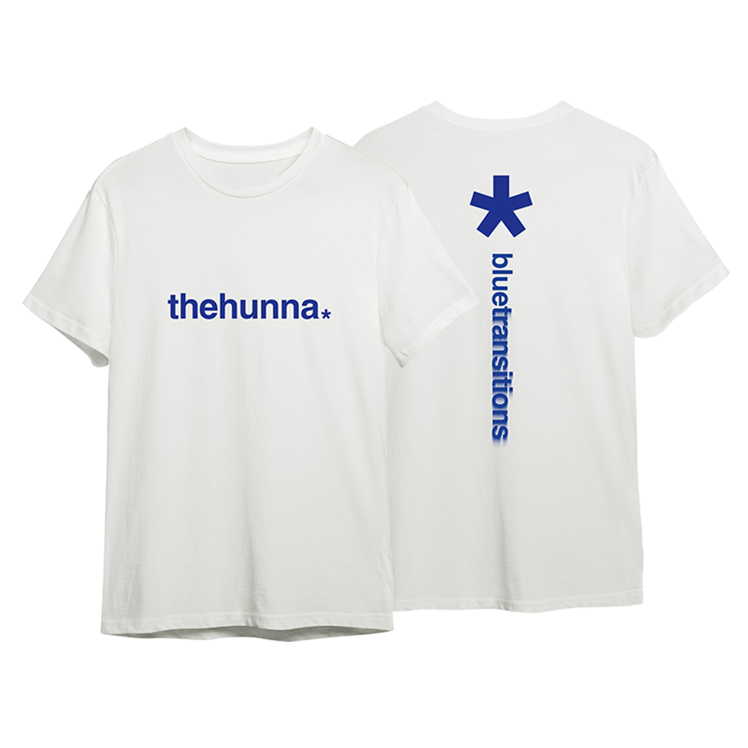 The Hunna - blue transitions - White T-Shirt