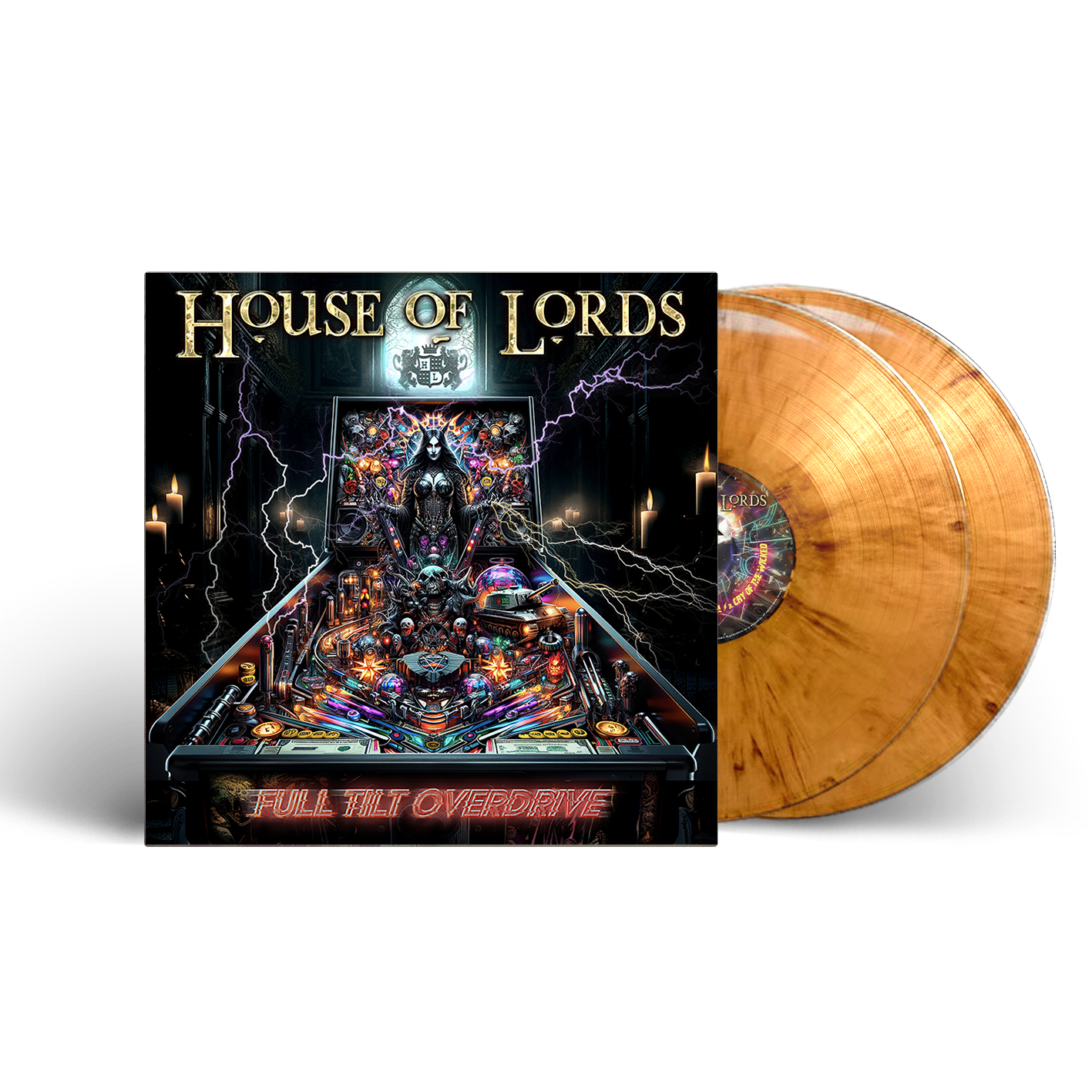 House of Lords - Full Tilt Overdrive - Orange Marble 2xLP