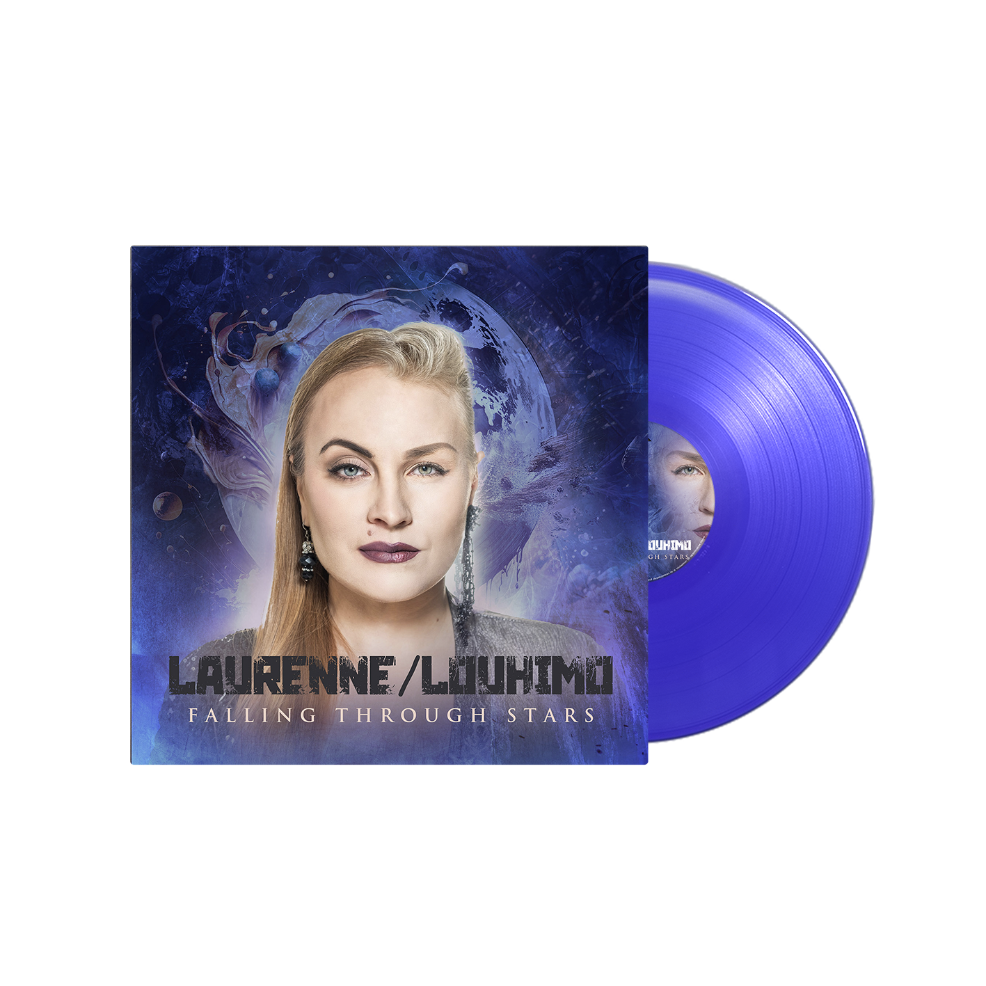 Laureene/Louhimo - Falling Through Stars - Blue LP