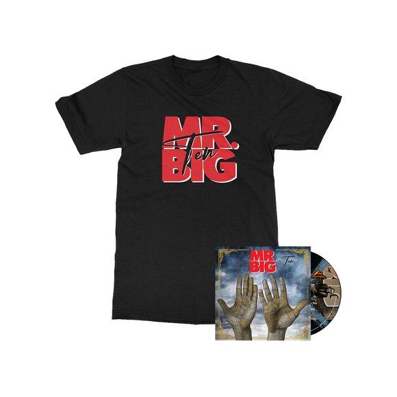 Mr Big - Ten - CD / T-Shirt Fan Pack