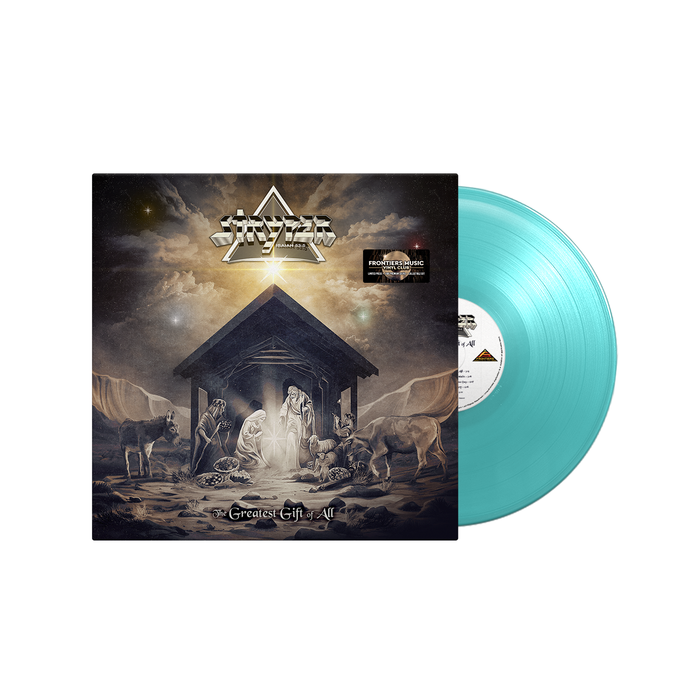 Stryper - The Greatest Gift Of All - Turquoise LP (Vinyl Club Exclusive)