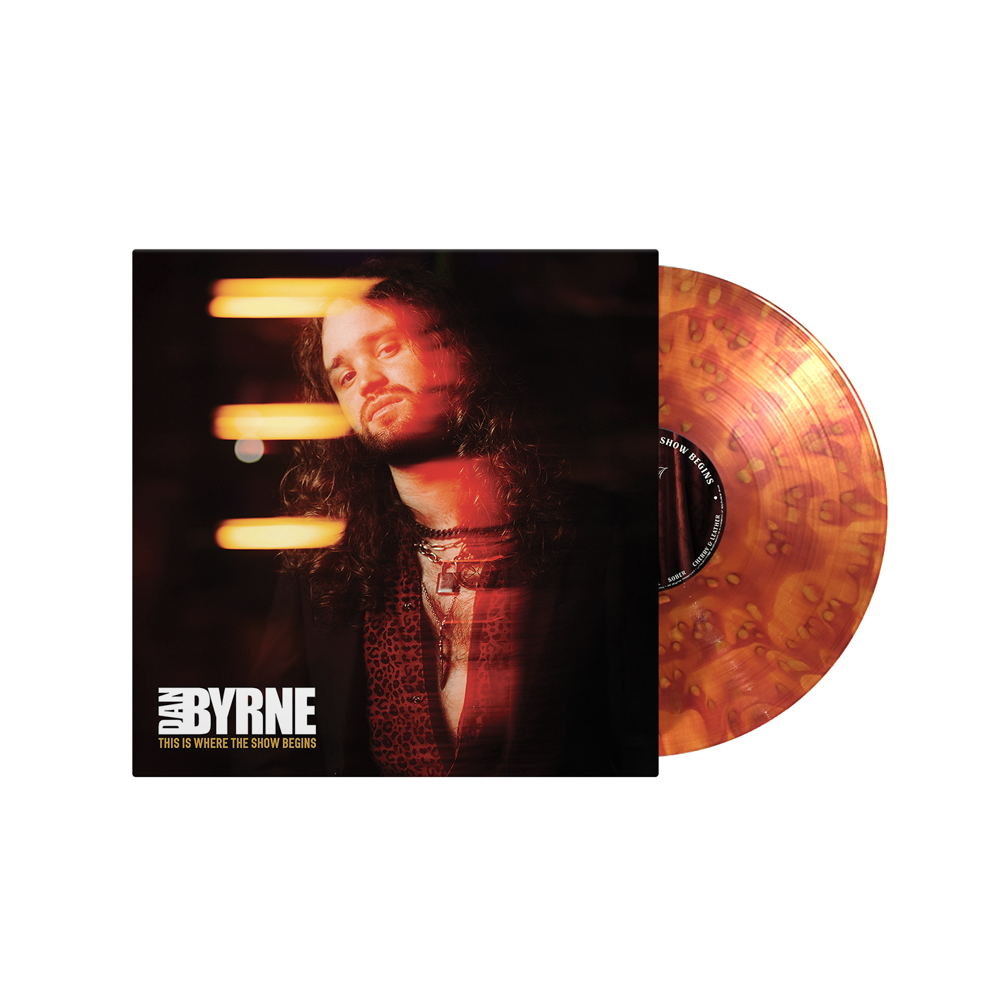 Dan Byrne - This Is Where The Show Begins - Orange Red Gold Ghostly LP