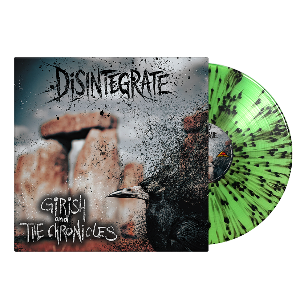 Girish and the Chronicles - Disintegrate - Green Black Kiwi Splatter LP