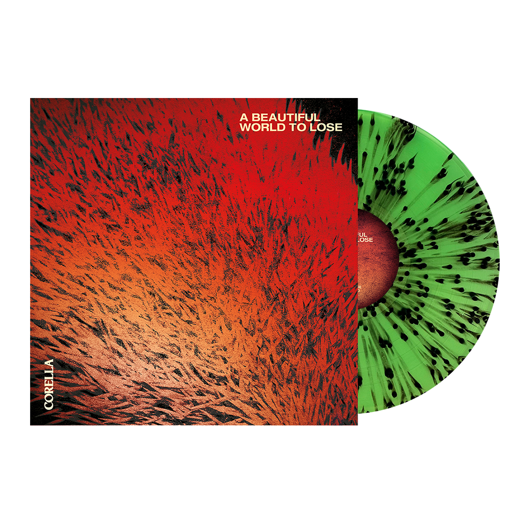 Corella - A Beautiful World to Lose - Black Kiwi Splatter LP