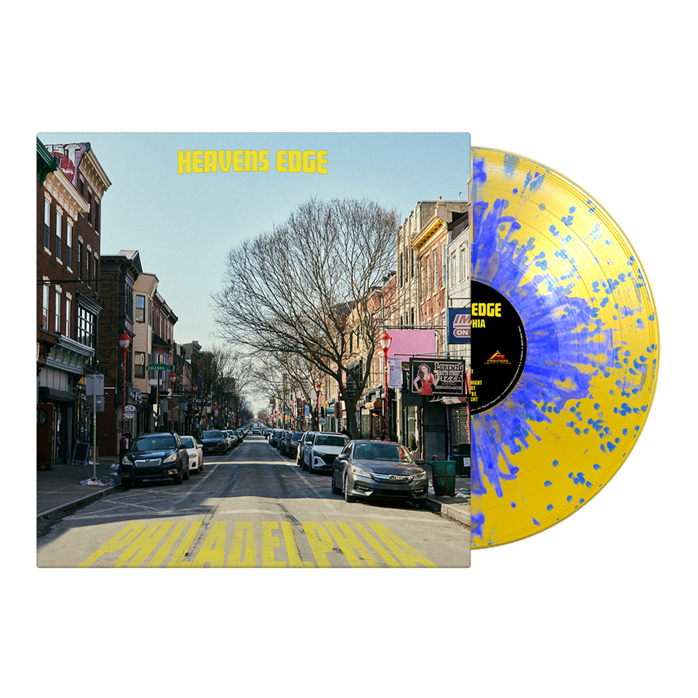 Heavens Edge - Philadelphia - Yellow Blue Splatter LP