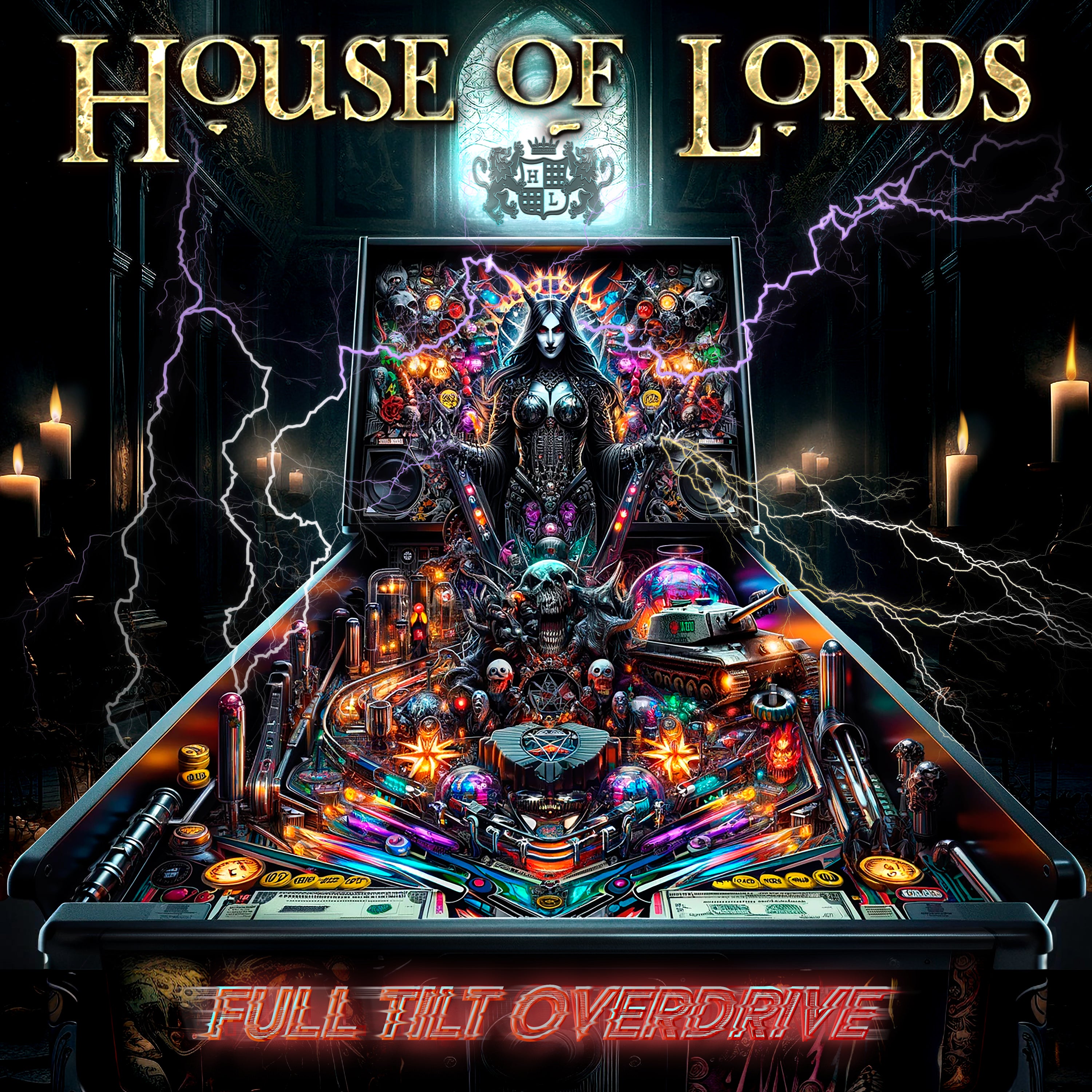 House of Lords -Full Tilt Overdrive - Test Press Vinyl