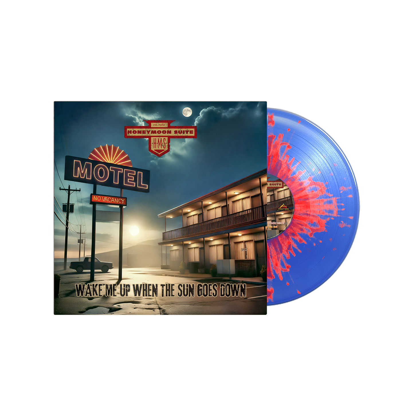 Honeymoon Suite - Wake Me Up When the Sun Goes Down - Blue/Red Splatter LP