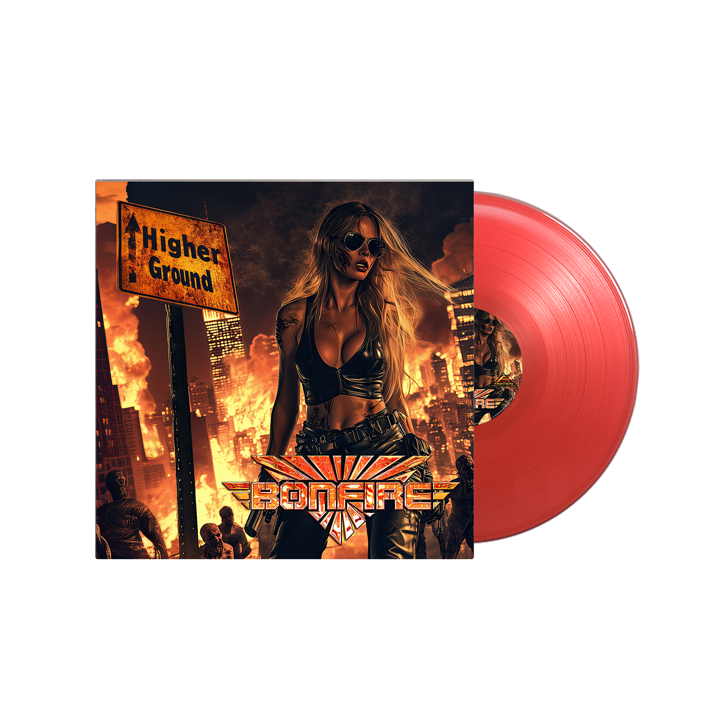 Bonfire - Higher Ground - Red Vinyl LP