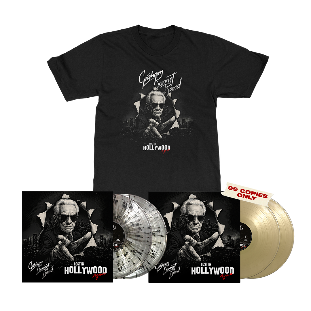 Graham Bonnet Band - Lost In Hollywood Again (Live) - All Vinyl Merch Bundle