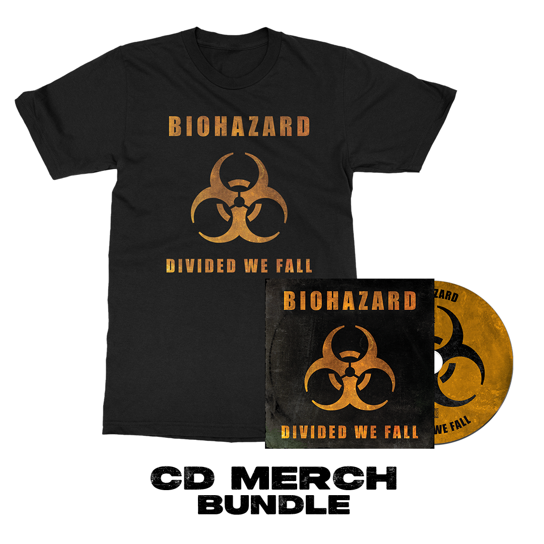 Biohazard - Divided We Fall - CD Merch Bundle