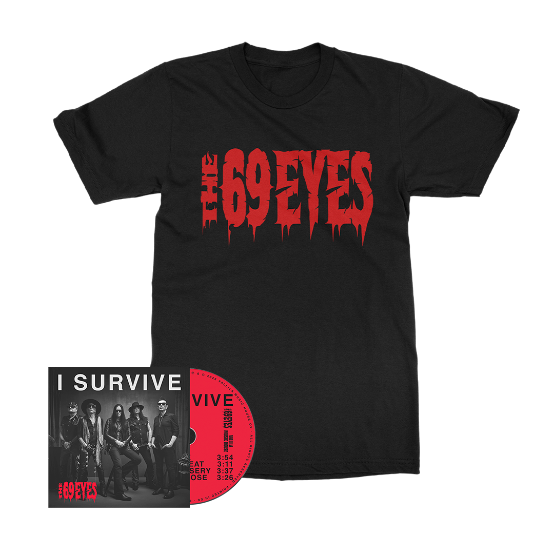 The 69 Eyes - I Survive - CD Merch Bundle