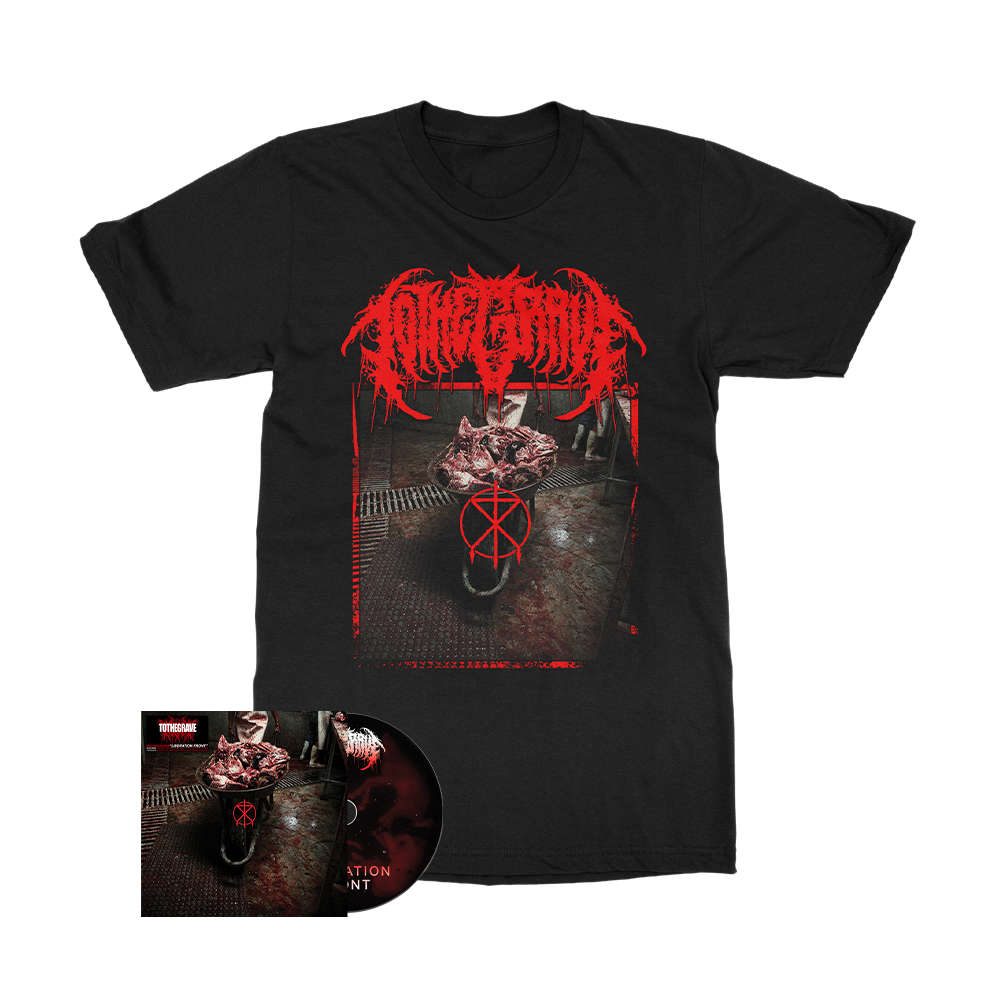 To The Grave - Liberation Front - CD Merch Bundle