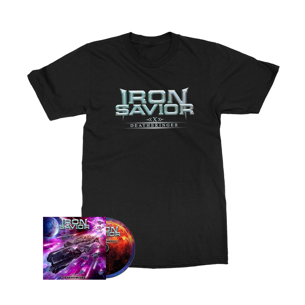 Iron Savior - Deathbringer - CD Merch Bundle
