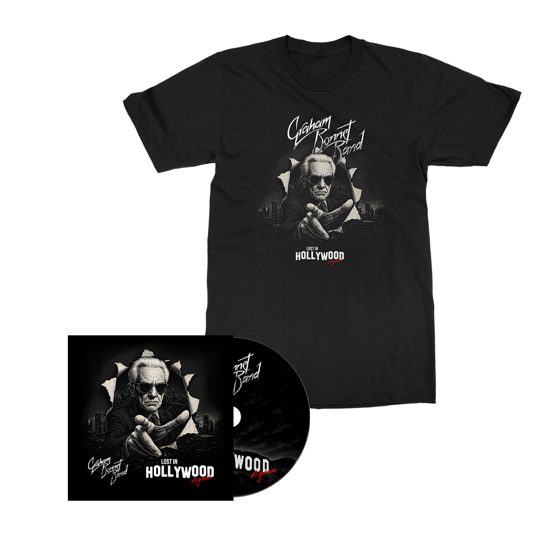 Graham Bonnet Band - Lost In Hollywood Again (Live) - CD + Tee Bundle