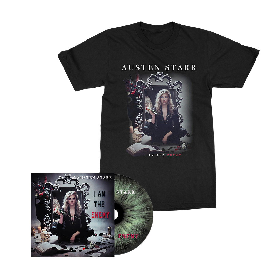 Austen Starr - I Am The Enemy - CD + Tee Bundle