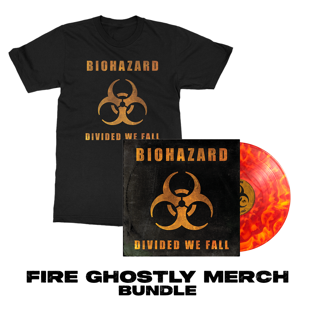 Biohazard - Divided We Fall - Fire Ghostly Merch Bundle