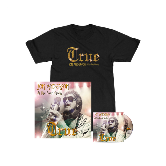 Jon Anderson and The Band Geeks - True - CD / T-Shirt / Signed Print Bundle