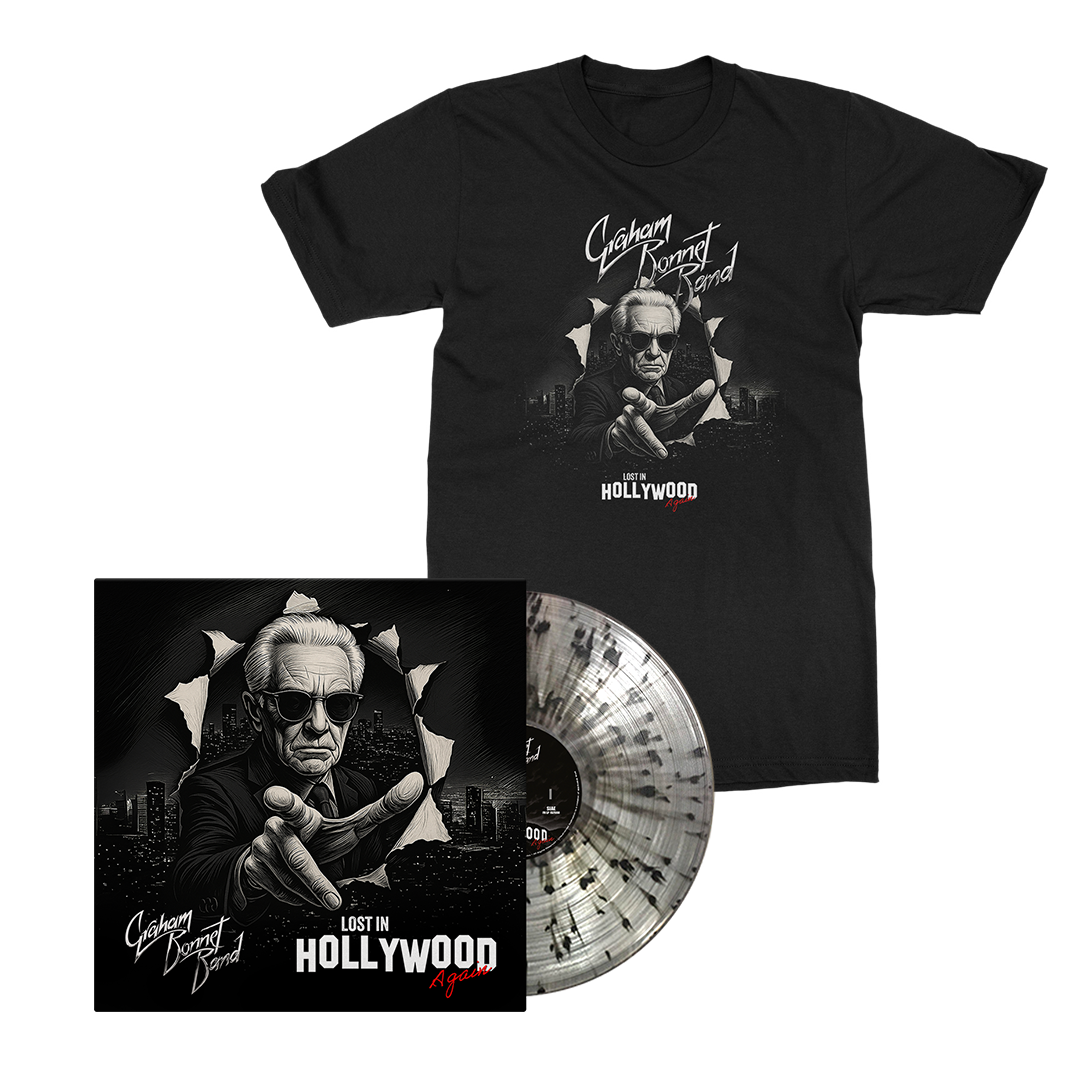 Graham Bonnet Band - Lost In Hollywood Again (Live) - Splatter Vinyl + Tee Bundle