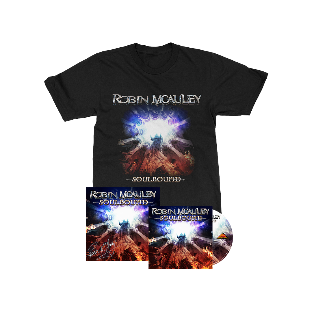 Robin Mcauley - Soulbound - CD, T-Shirt, Signed Art Card