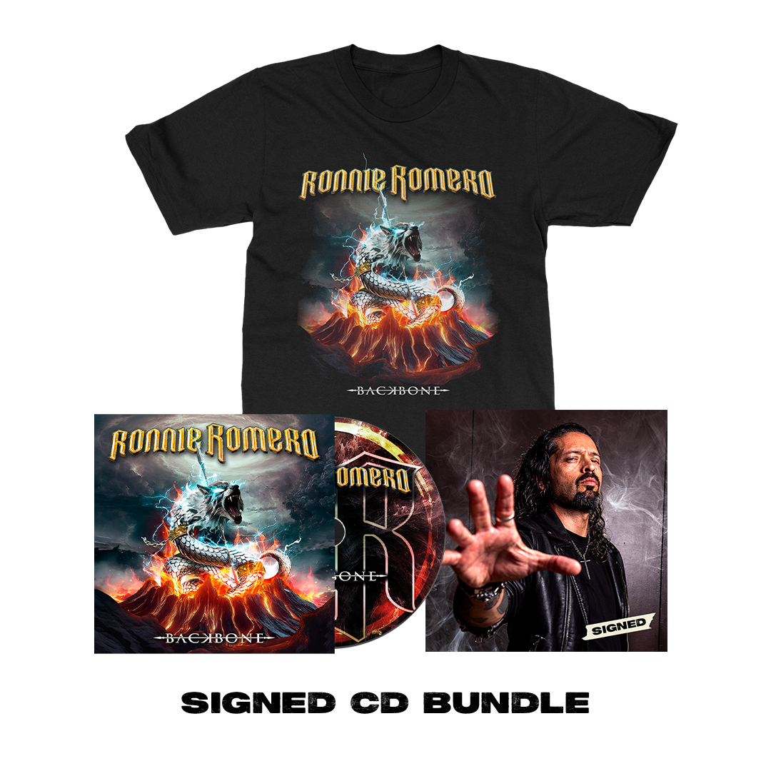 Ronnie Romero - Backbone - Signed CD Bundle