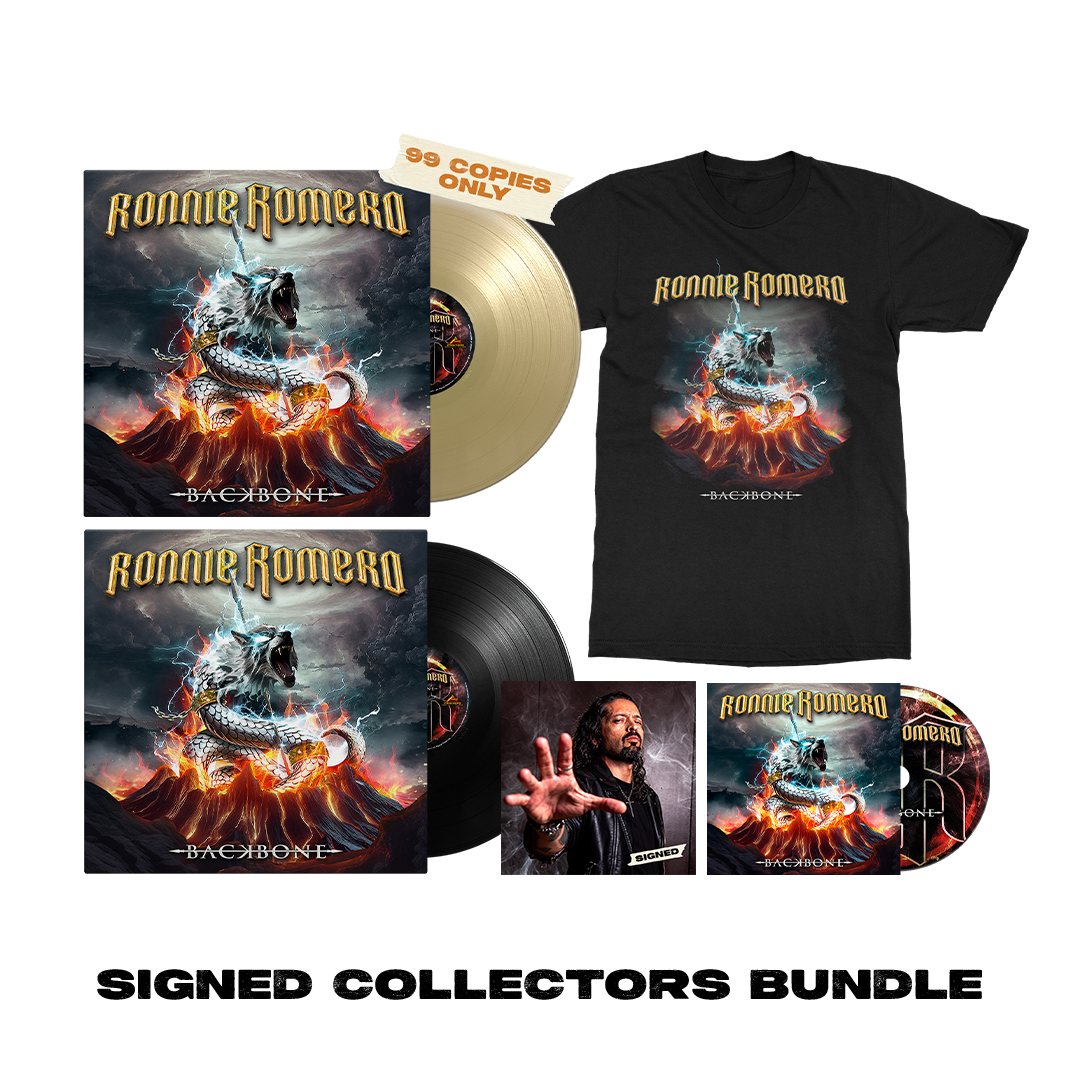 Ronnie Romero - Backbone - Signed Collector's Bundle
