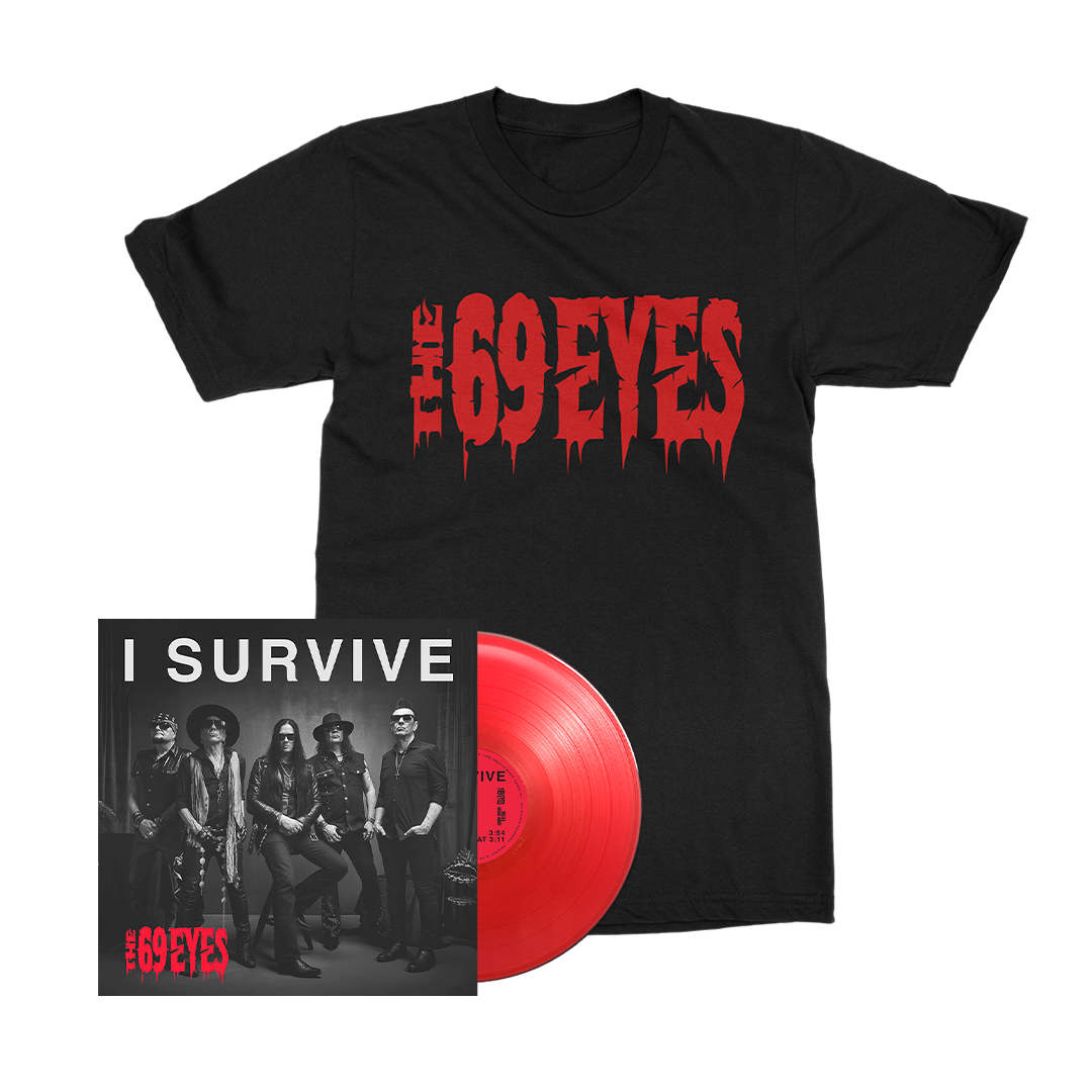The 69 Eyes - I Survive - Vinyl Merch Bundle