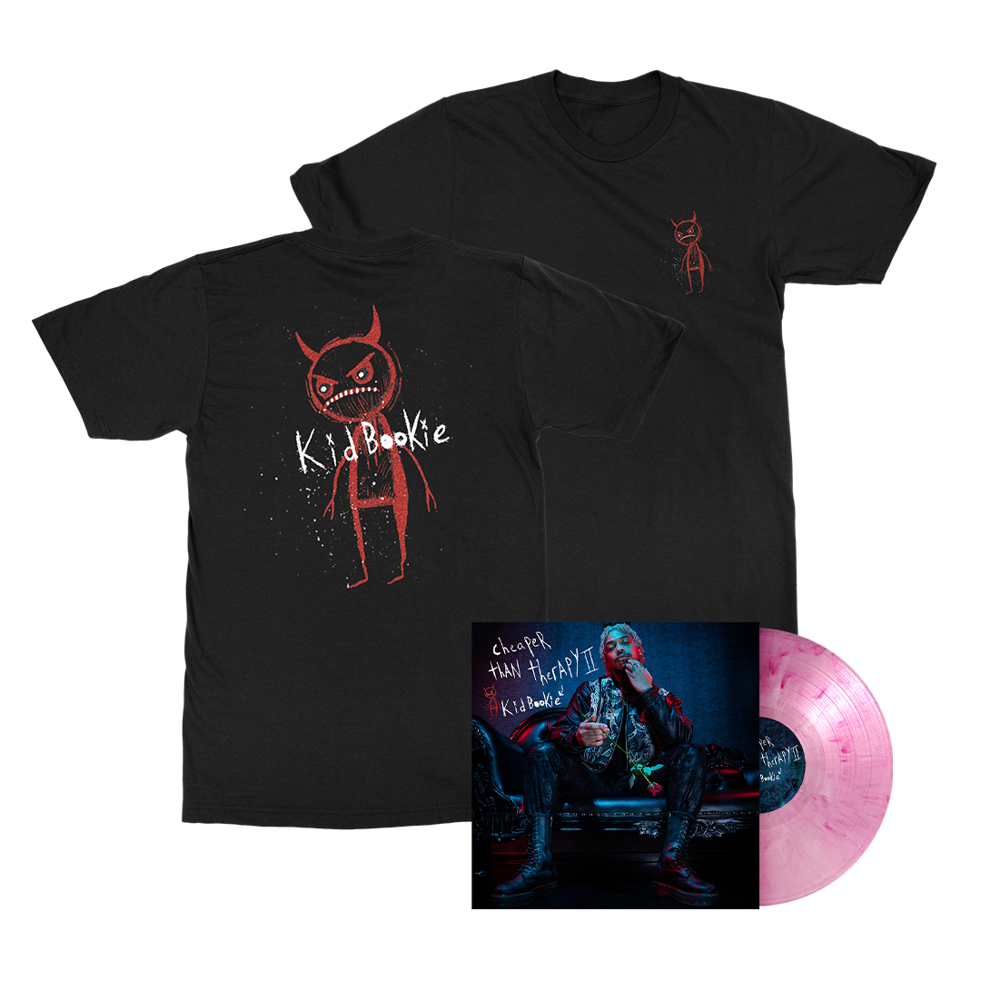 Kid Bookie - Cheaper Than Therapy II - Vinyl Merch Bundle