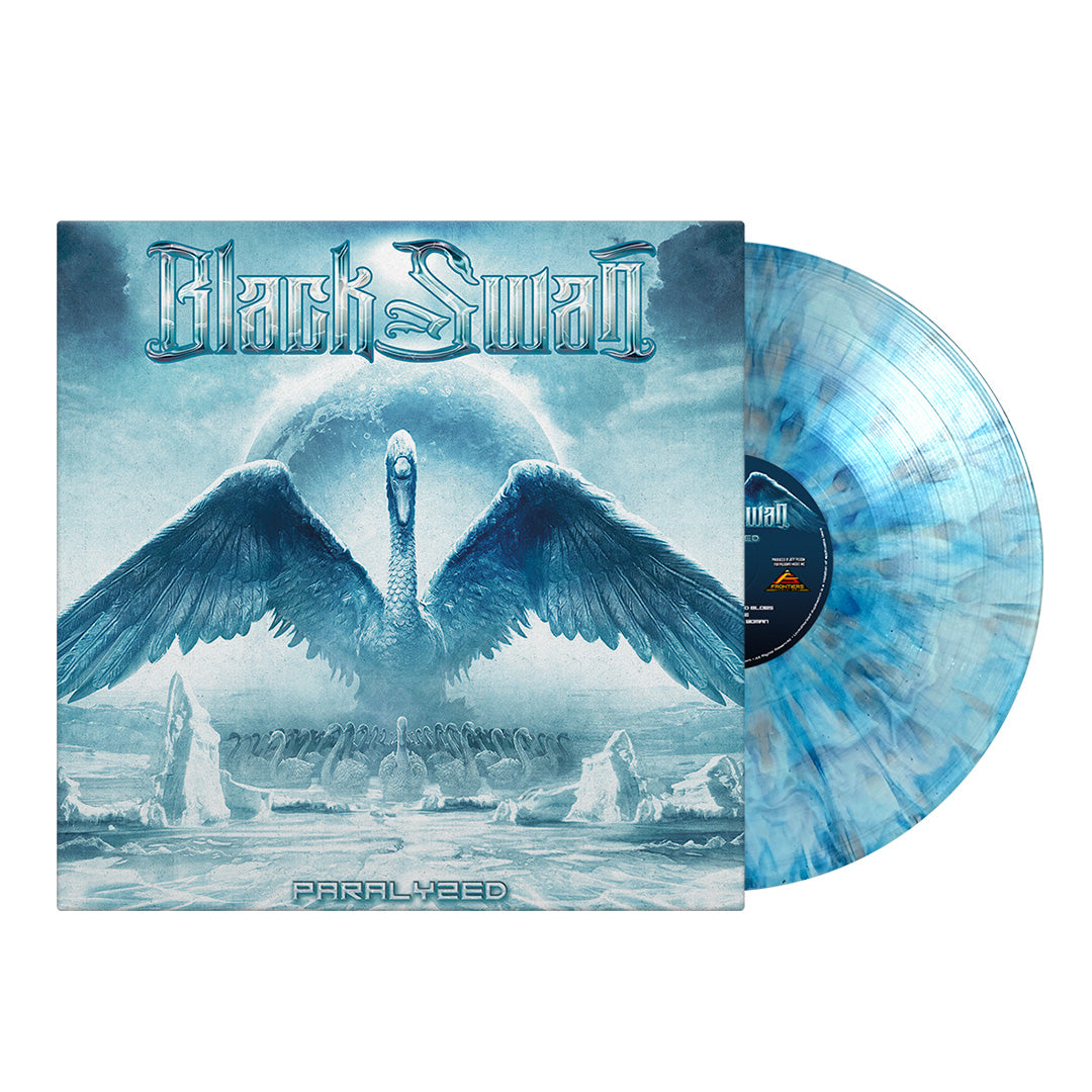 Black Swan - Paralyzed - White/Blue Iris Splatter LP