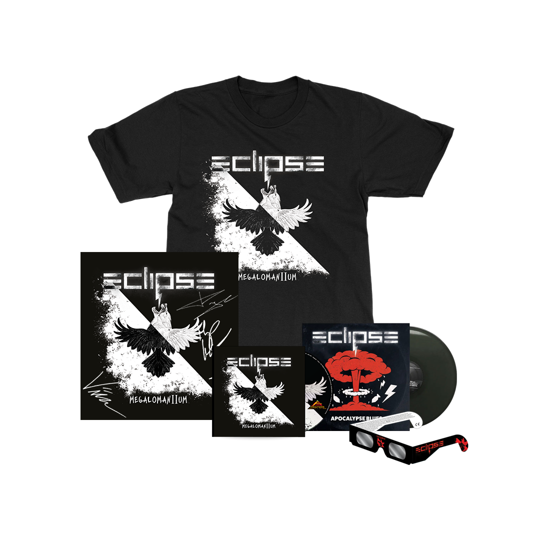 Eclipse - Megalomanium II - CD / 7" & Glasses / T-Shirt / Signed Print