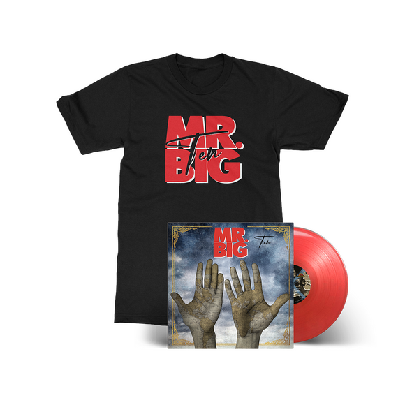 Mr Big - Ten - Vinyl / T-Shirt Fan Pack