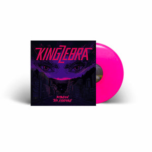 King Zebra - Between The Shadows - Pink Vinyl LP