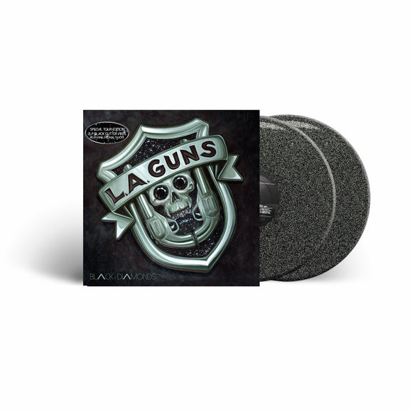 L.A. Guns - Black Diamonds - Black Glitter 2xLP Vinyl