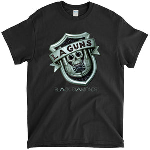 L.A. Guns - Black Diamonds - T-Shirt – Frontiers Music Srl